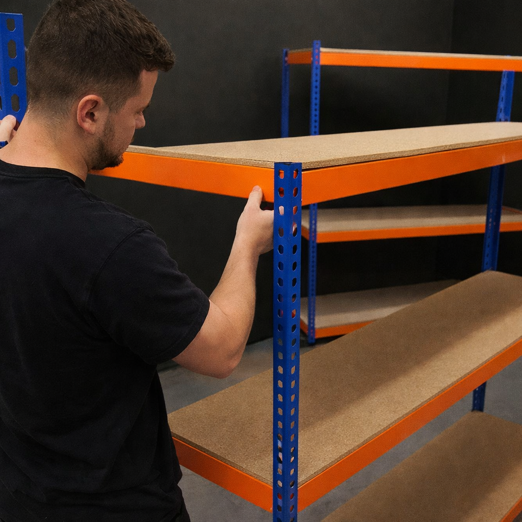 Installation of warehouse racking system